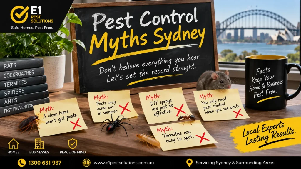 Pest Control Myths Sydney